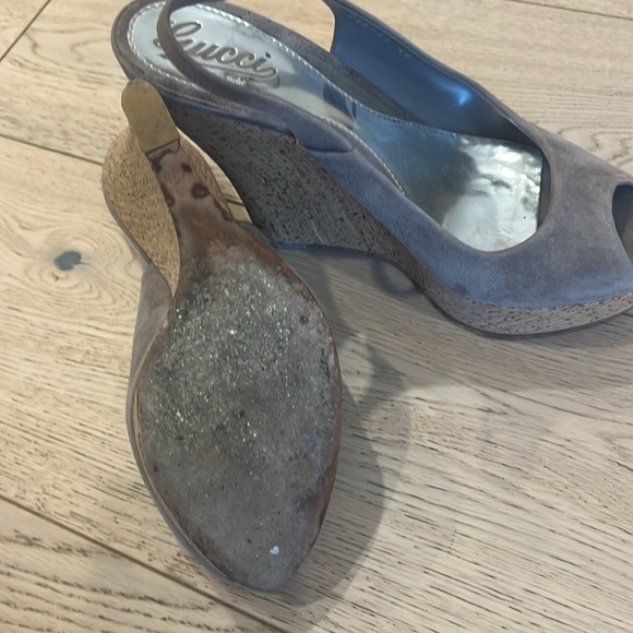 Gucci suede wedge heel, size 40 - Picture 5 of 6